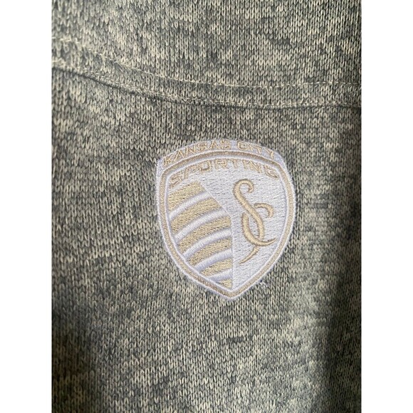 Columbia Canyon Point Sweater Fleece FZ Chalk Womens XL Kansas City Sporting NWT - Picture 11 of 12